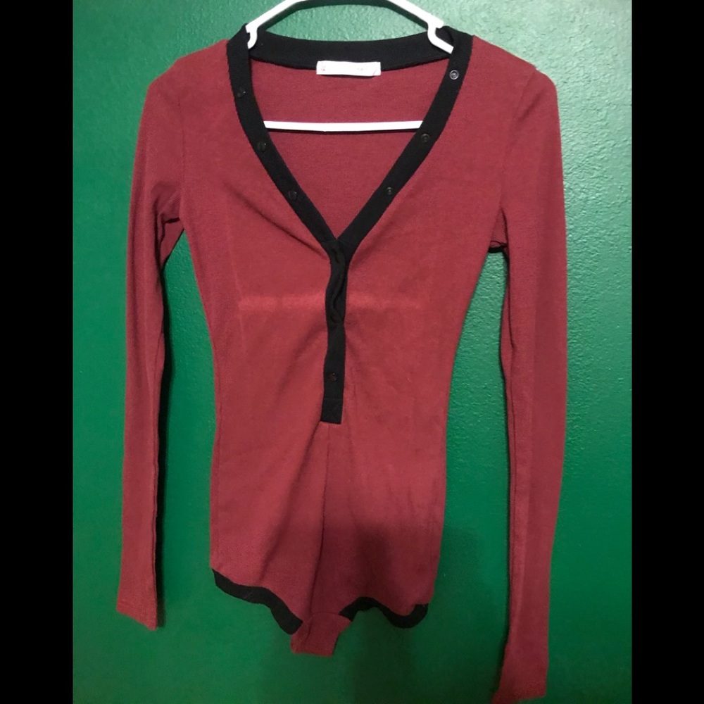 One piece long sleeve